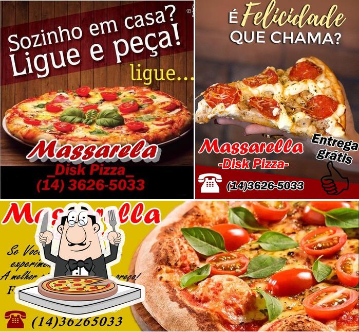 Consiga pizza no Massarella Pizzaria