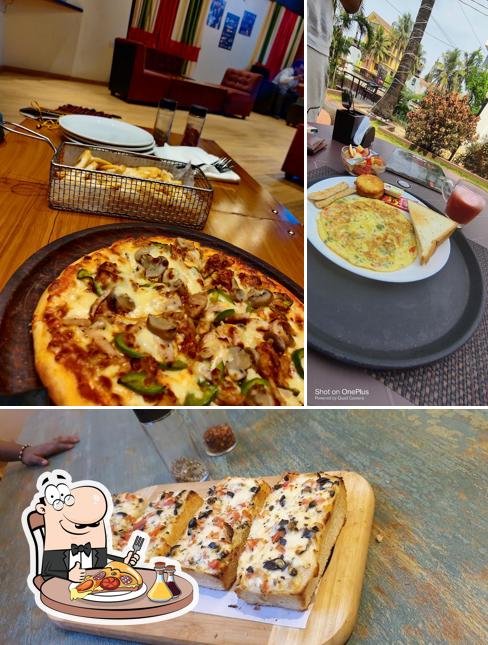 Pick pizza at Central Perk Cafe - Goa