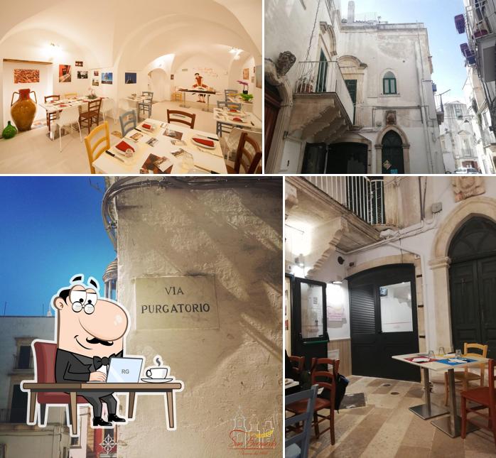 "San Bernardo" Pizzeria dal 1999 si caratterizza per la interni e esterno