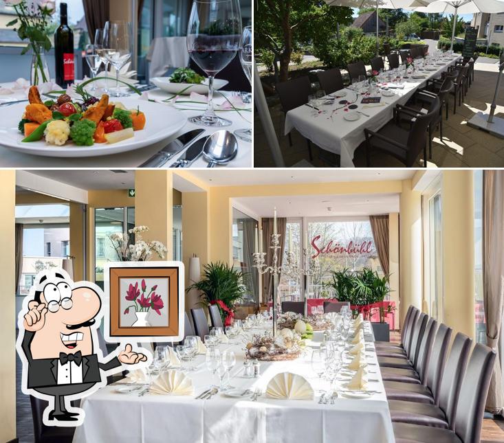 Tra le diverse cose da Restaurant Schönbühl si possono trovare la interni e vino