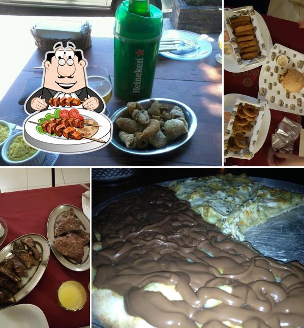 Platos en Skininha Grill