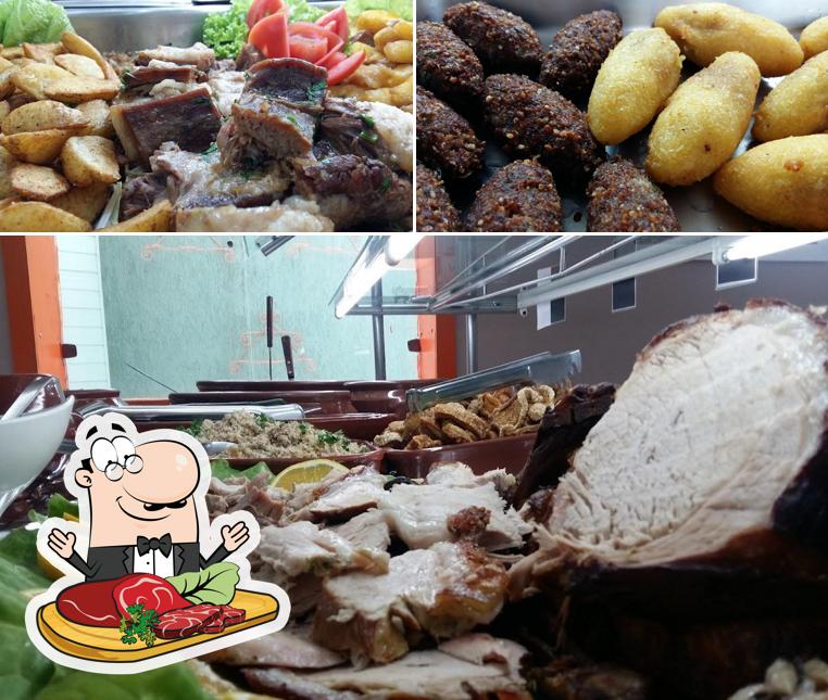 Há uma gama de refeições para os amantes da carne
