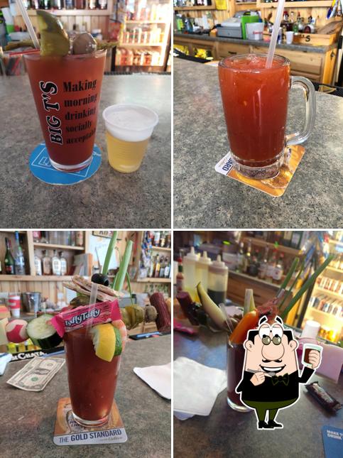 Try out various drinks provided by Big T's Saloon & Dive Bar