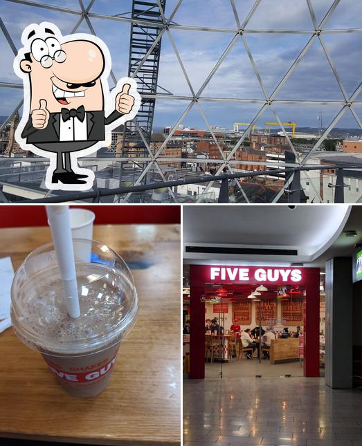 Five Guys, 1, 1 Victoria Square Unit UFFC in Belfast Restaurant menu