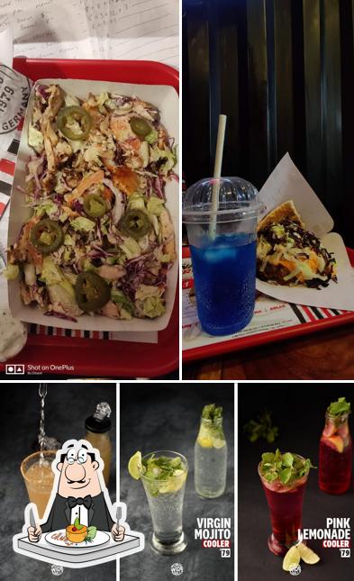 The restaurant's food and beer