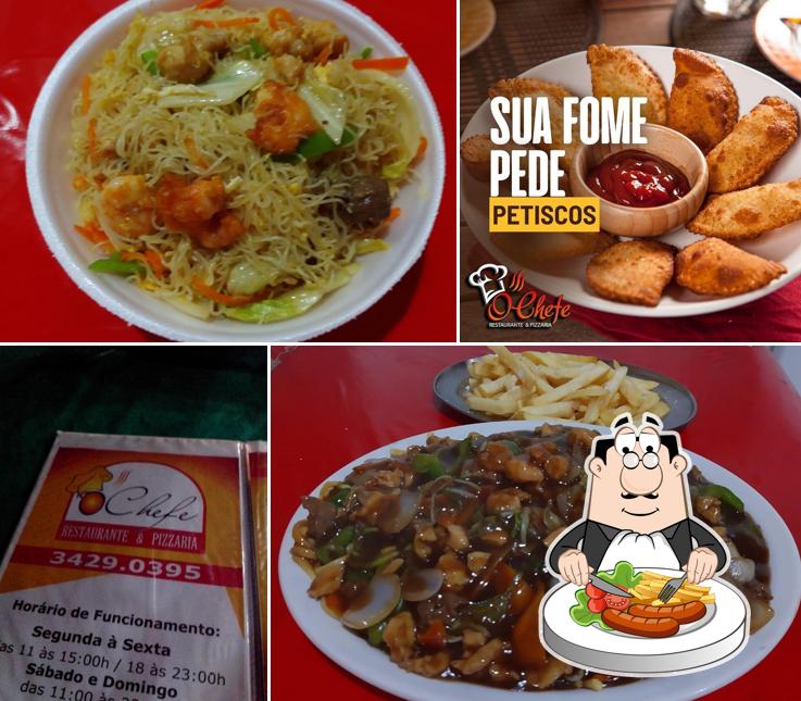 Platos en O Chefe - Restaurante e Pizzaria