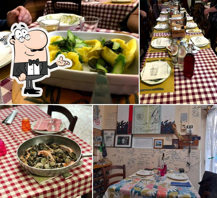 Gli interni di Osteria al 2