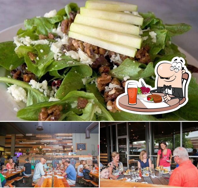 Estas son las imágenes que muestran comedor y comida en Burger Up Franklin