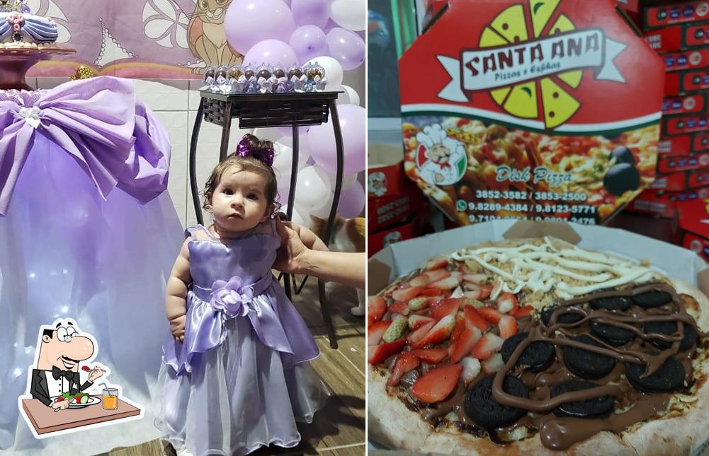 Comida em Pizzaria Santa Ana
