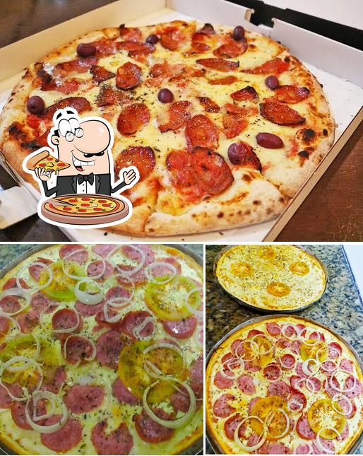 Consiga pizza no Pizzaria Costa