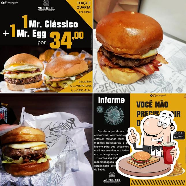 Os hambúrgueres do Mr. Burger Delivery irão satisfazer uma variedade de gostos