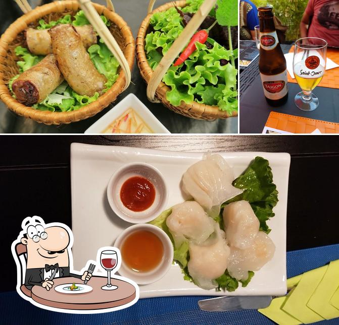 Guarda la immagine che presenta la cibo e birra di Restaurant Saigon Pearl