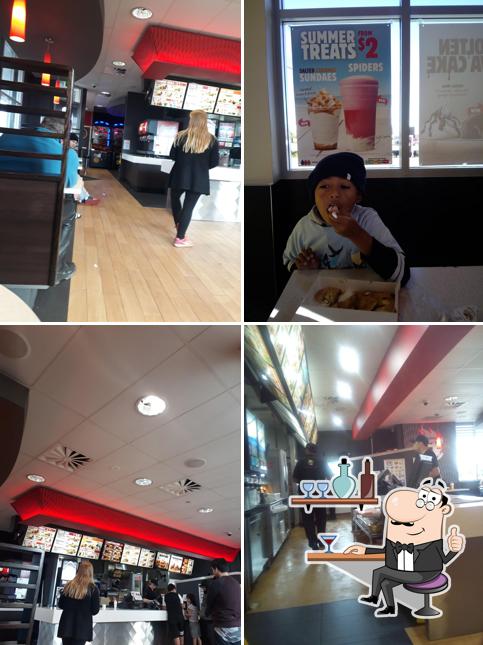 El interior de Burger King Levin