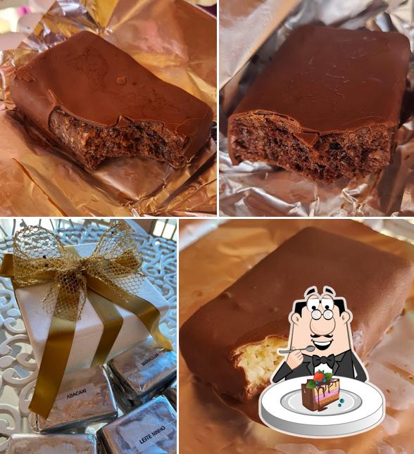 Bolo de chocolate em Edivone Bolo Bombom