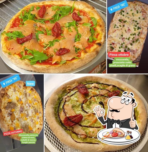 Prenez différents types de pizzas