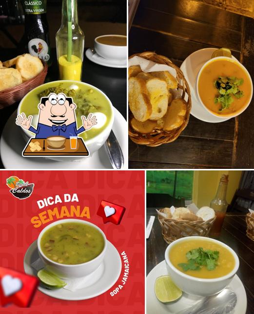 Sopa de moluscos em Beach Caldos