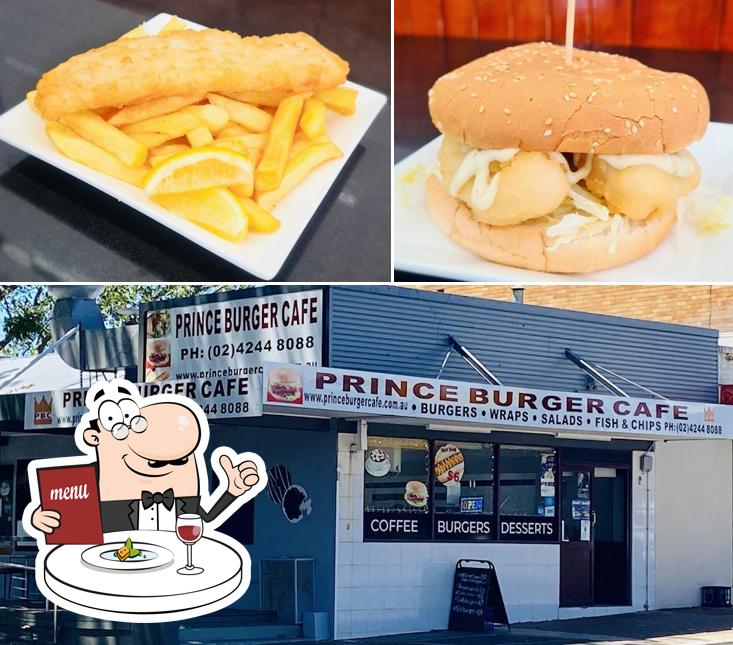 Among various things one can find food and interior at PRINCE BURGER CAFE