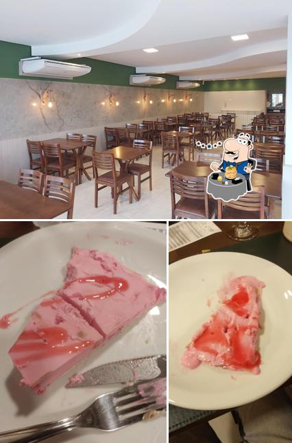 A Feliccitá Restaurante E Pizzaria se destaca pelo comida e interior