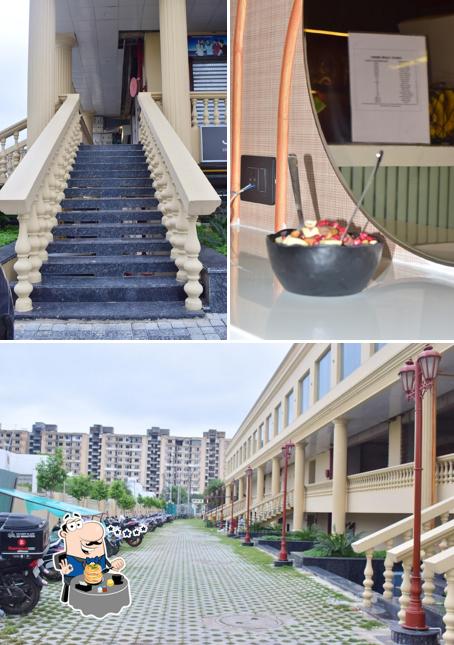 The restaurant's food and exterior