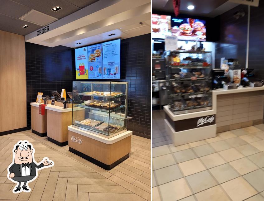 L'intérieur de McDonald's