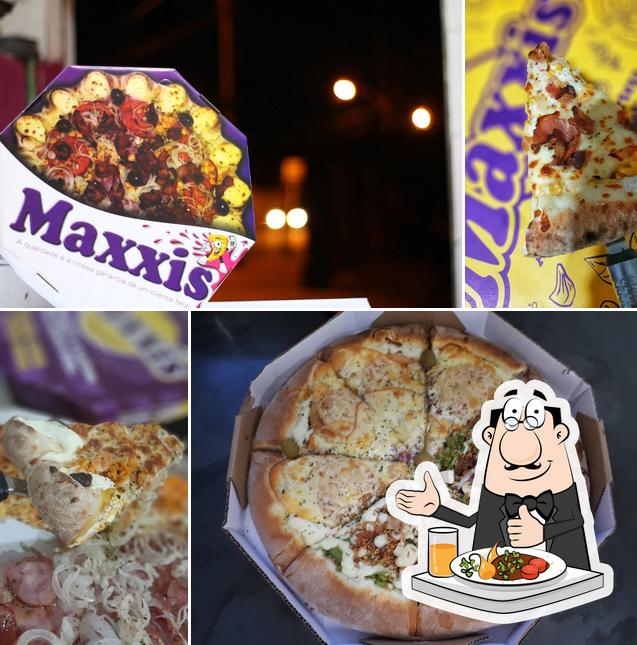 Comida em Maxxis Pizzaria