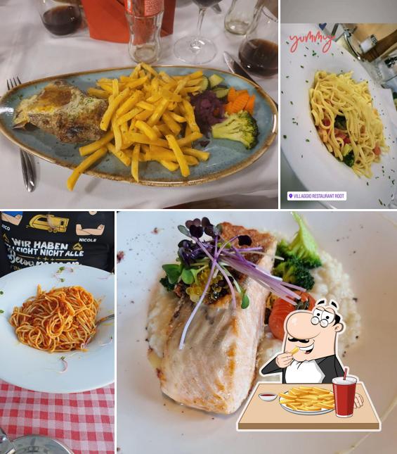 Patatine fritte al Restaurant Villaggio Root