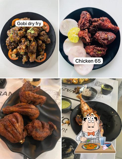 Chicken wings at Vazhiyoram Restaurant