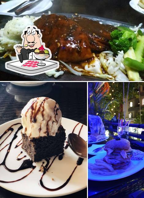 20 Feet High Restaurant provides a range of sweet dishes