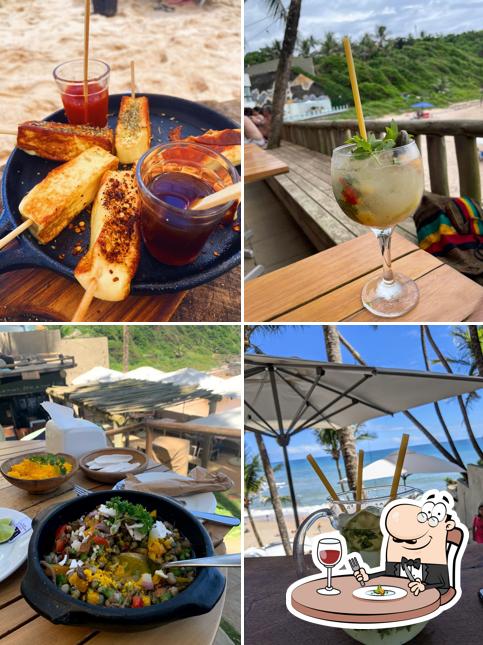 Comida em Blue Praia Bar
