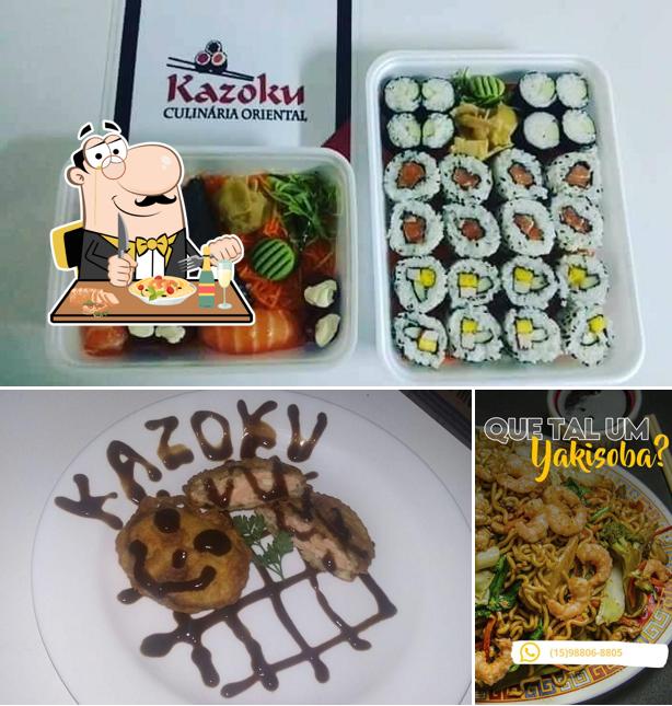 Comida em Kazoku culinária oriental