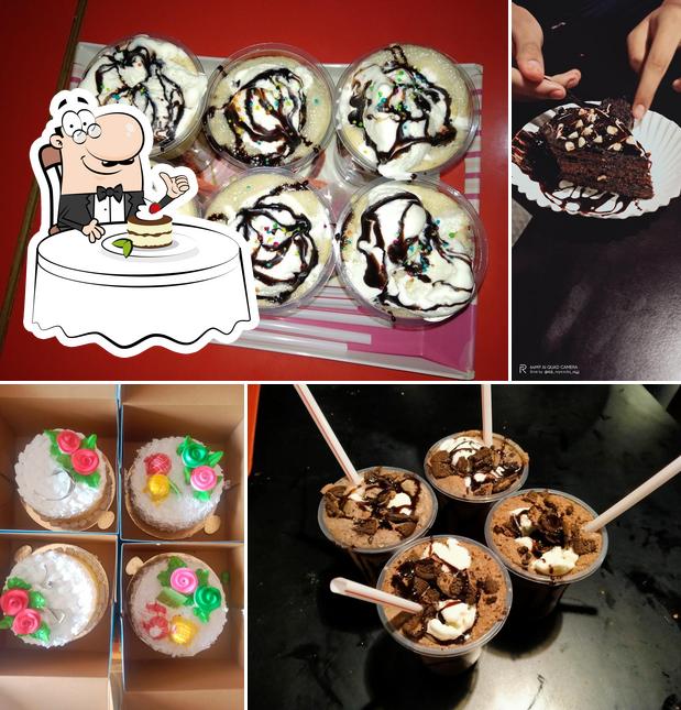Pizza Point offers a selection of sweet dishes