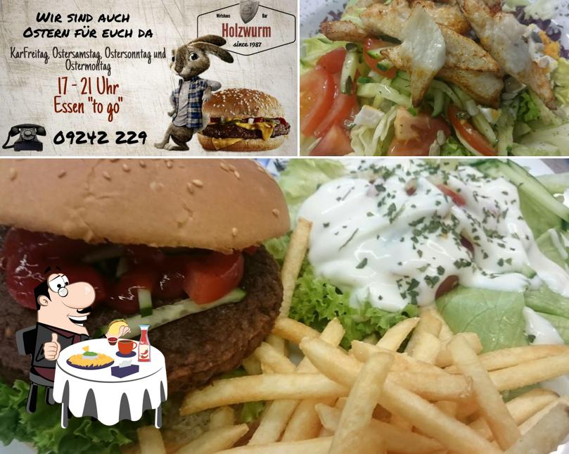 Try out a burger at Holzwurm WIRTSHAUS & BAR
