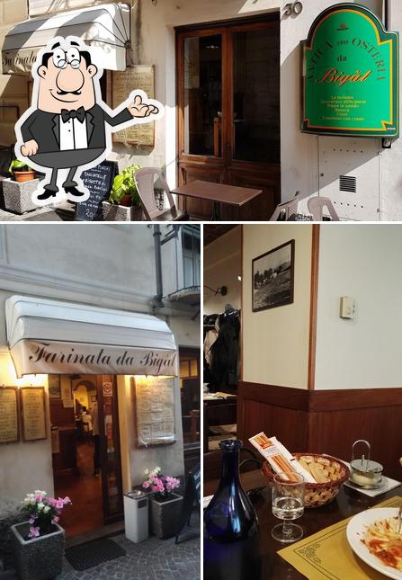 Gli interni di Antica Osteria Da Bigat