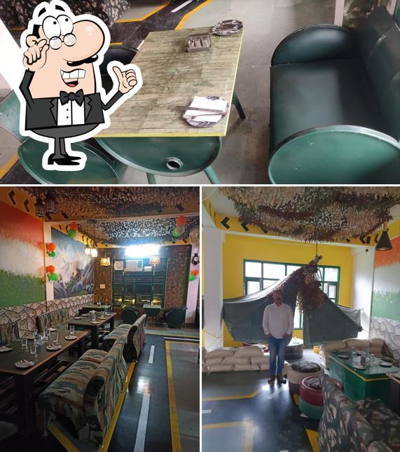 The interior of Chhawani Restaurant & Rooms