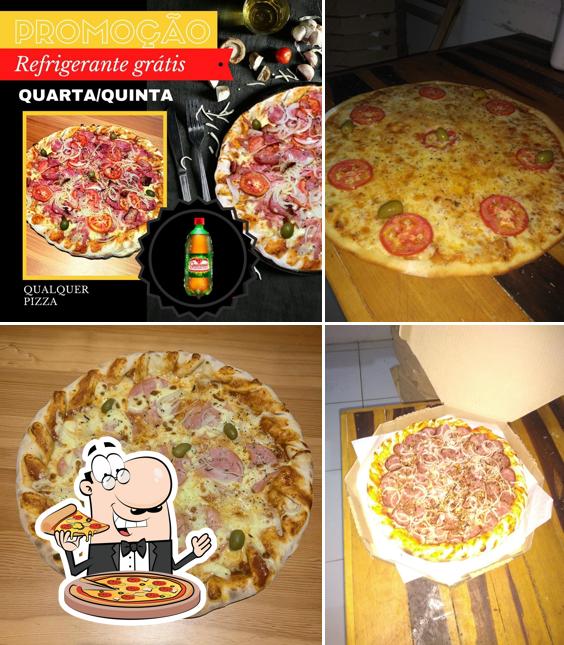 Peça diferentes estilos de pizza