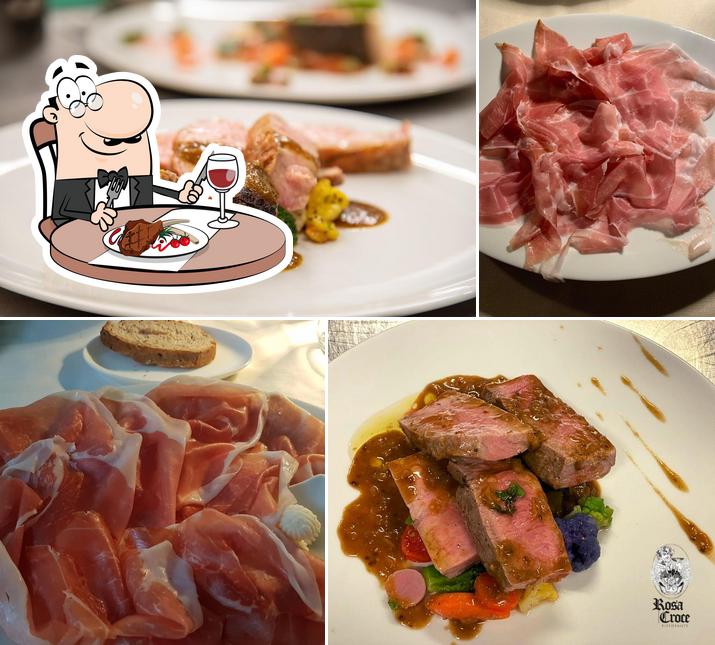 Choisissez des plats à base de viande à Ristorante Rosa Croce
