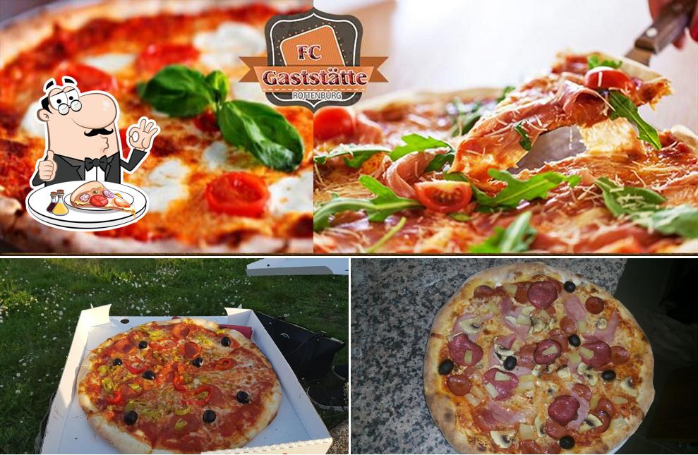 A FC Gaststätte Rottenburg, vous pouvez déguster des pizzas