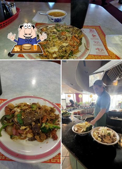 Еда в "Ton's Mongolian Grill BBQ"