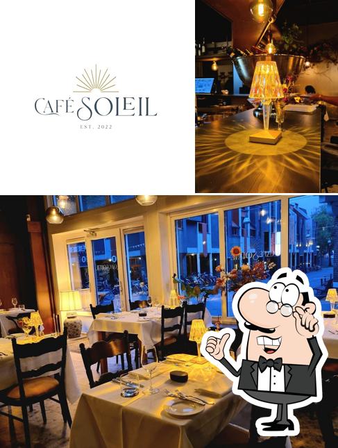 The interior of Café Soleil