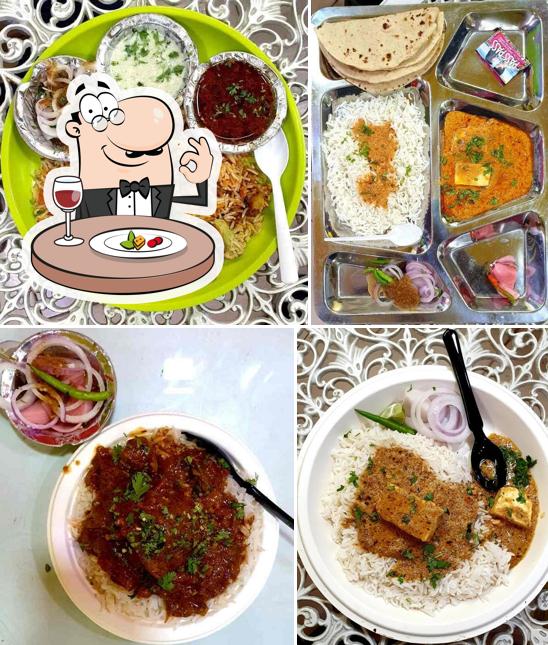 Meals at Rajma Chawal