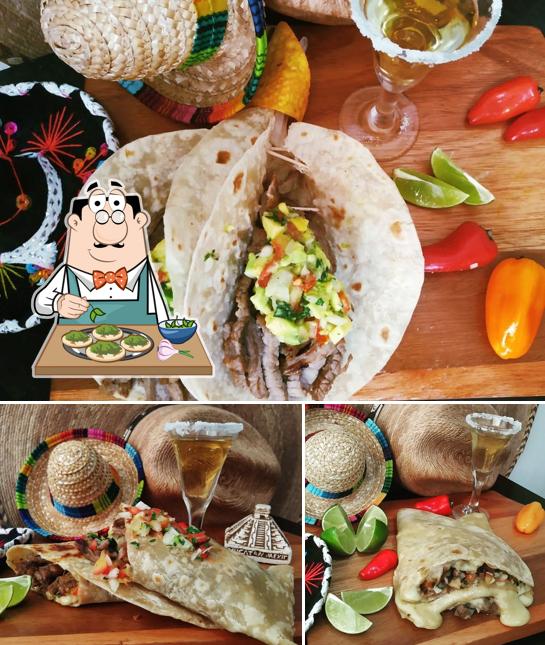 Tacos em El Tío Burrito