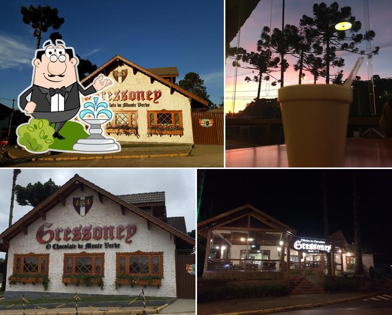 Veja imagens do exterior do Gressoney Chocolates