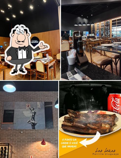 Sente em uma das mesas no Las Lenas Parrileira Uruguaia - Balneário Shopping