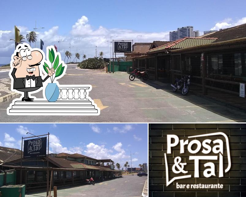 La parte exterior de Prosa & Tal Bar e Restaurante