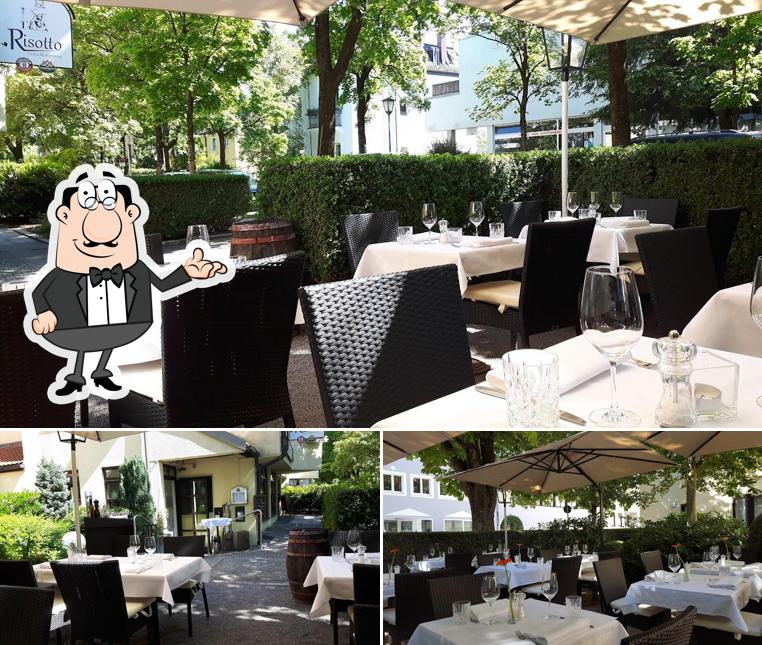 Installez-vous à l'une des tables de Ristorante Risotto