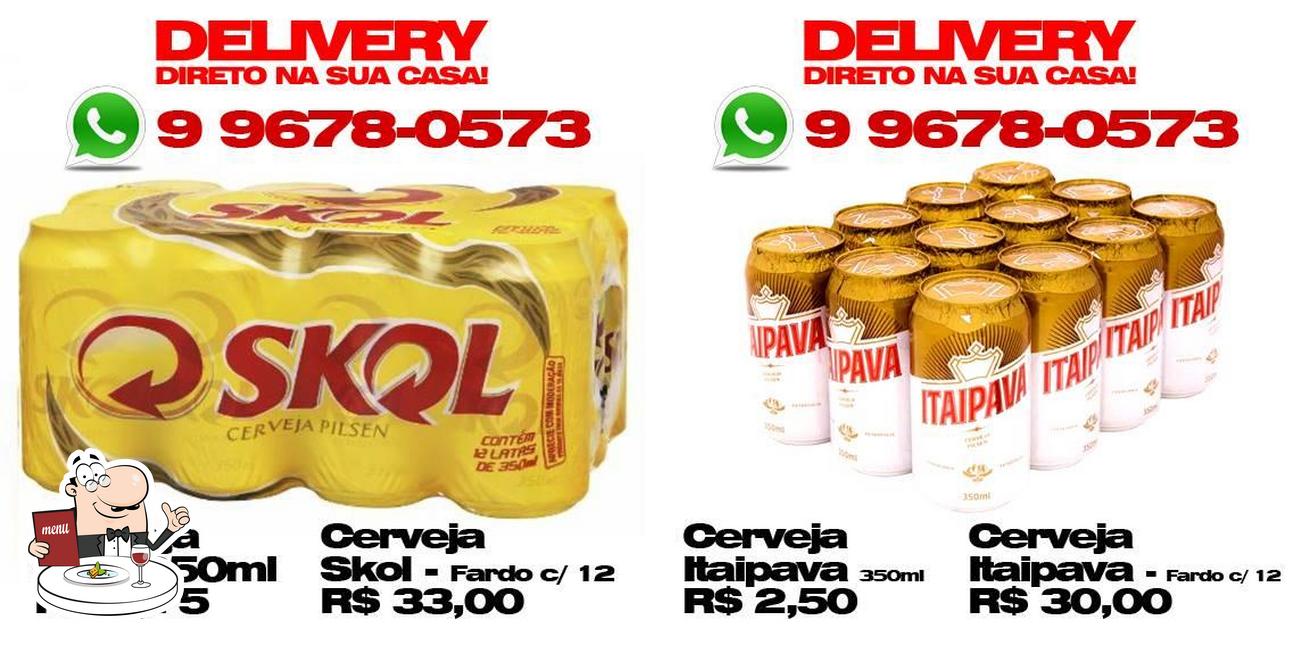 Comida em Delivery De Bebidas Geladas