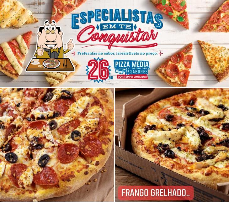 Experimente pizza no Domino's Pizza