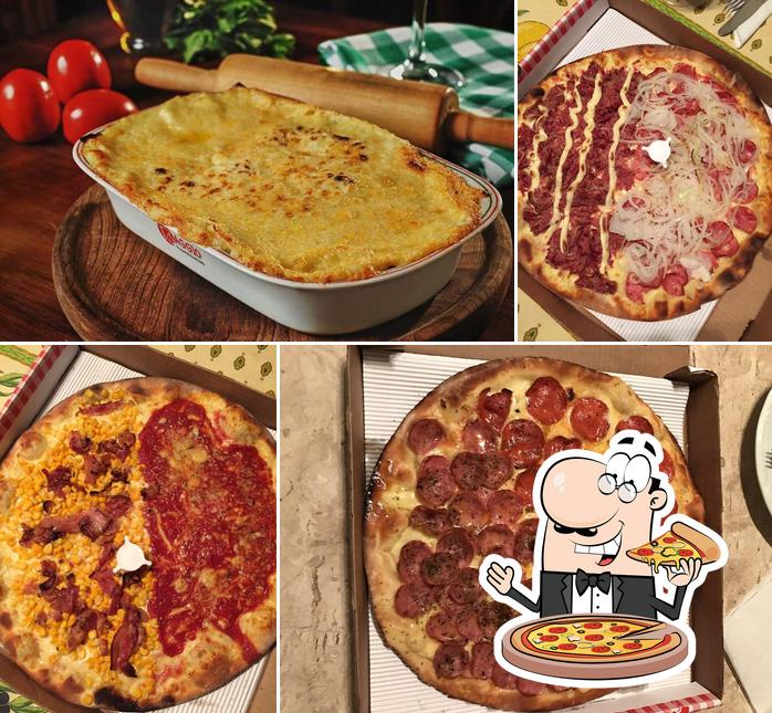 Experimente pizza no Baggio Pizzaria E Focacceria
