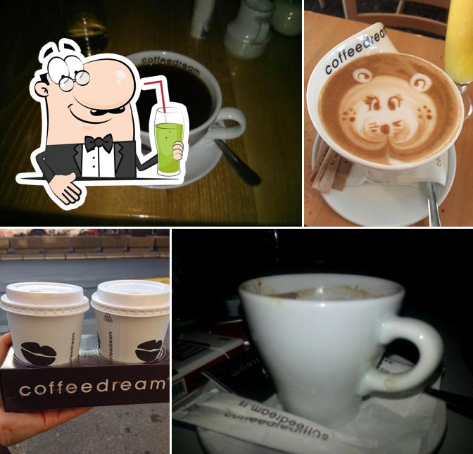 Coffeedream te ofrece diferentes bebidas
