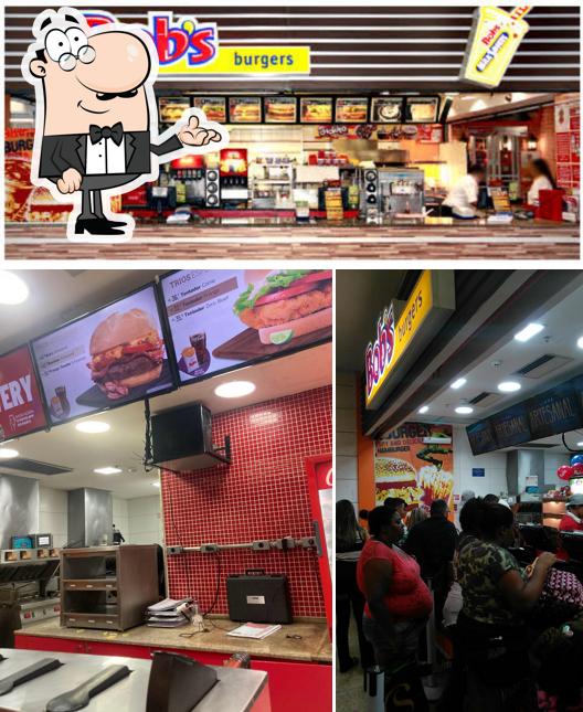 O interior do Bob's Burger - Shopping Tijuca